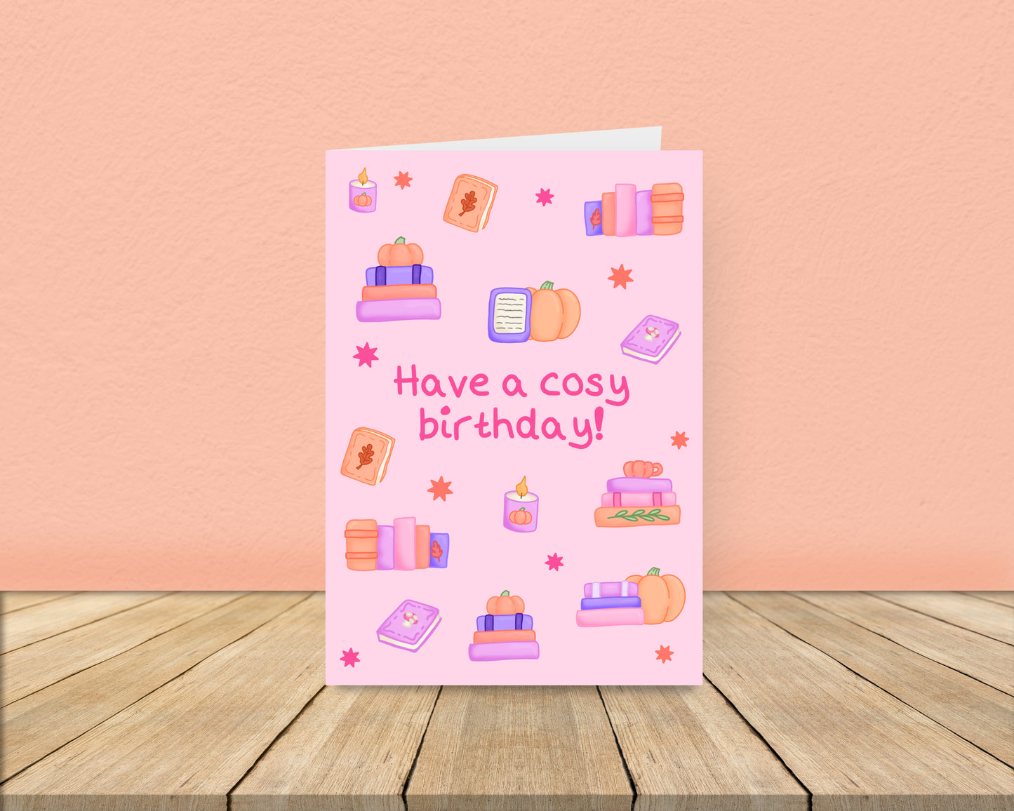 Cosy Birthday Autumn Nook Card