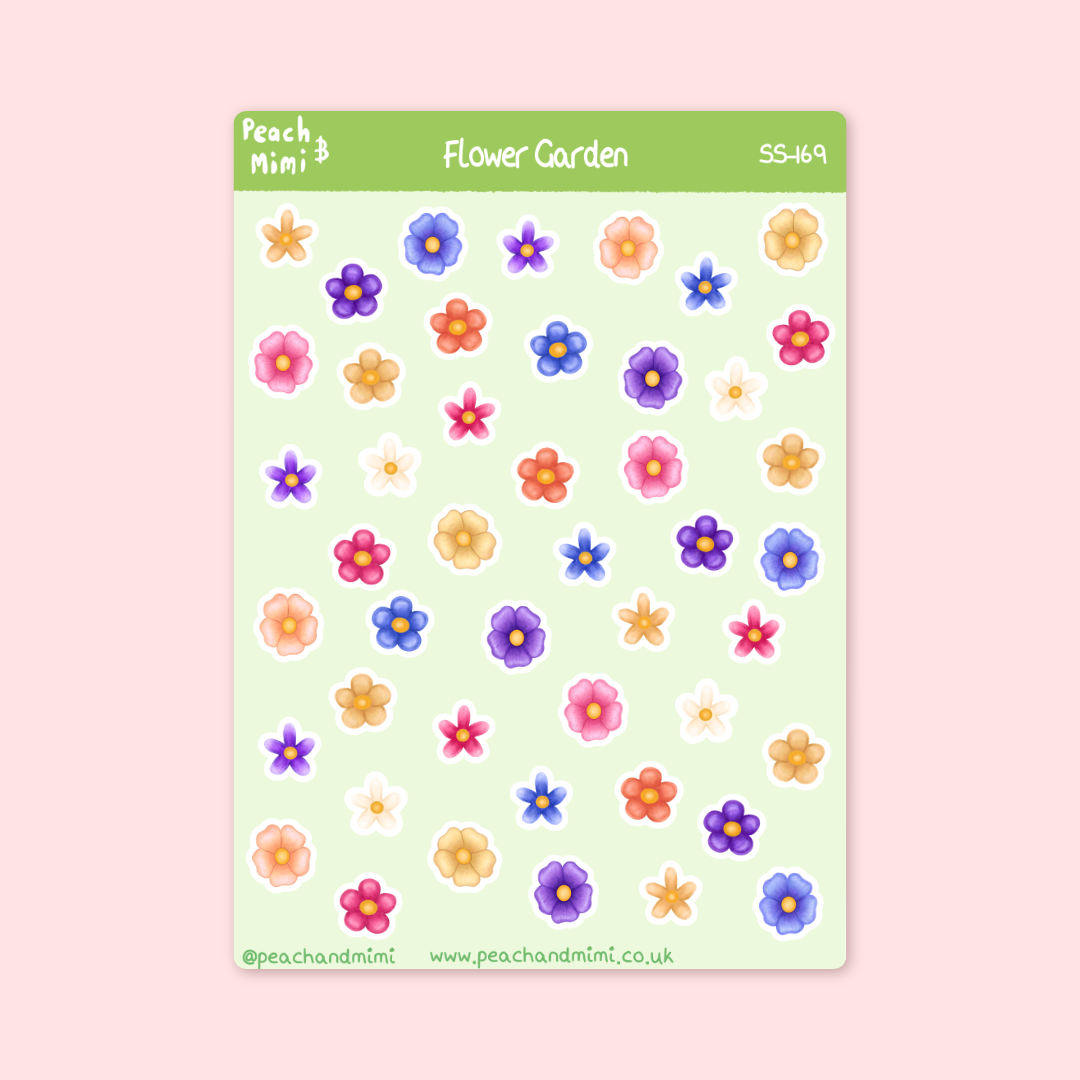 Flower Garden Sticker Sheet