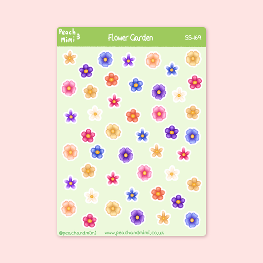 Flower Garden Sticker Sheet