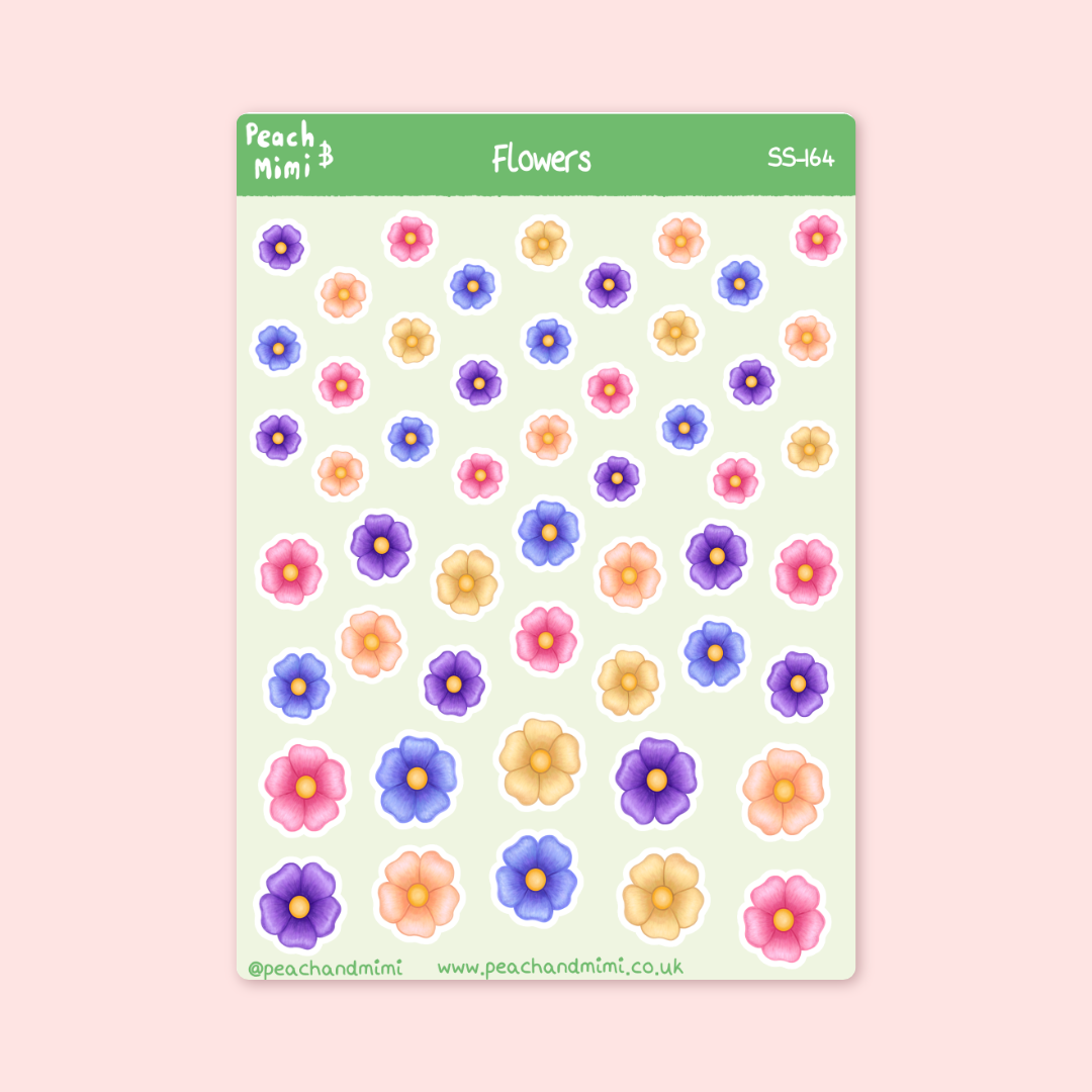 Flowers Sticker Sheet