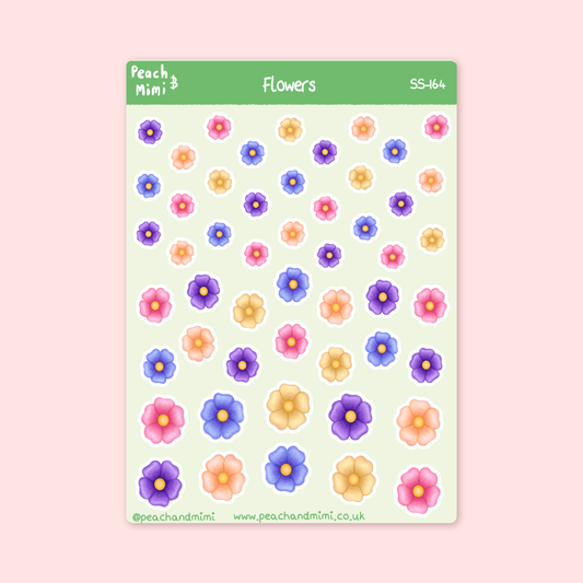 Flowers Sticker Sheet