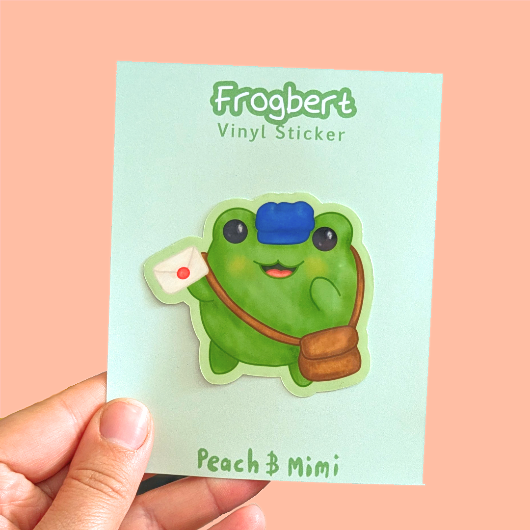 Frogbert Vinyl Sticker