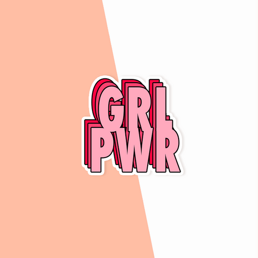 GRL PWR Vinyl Sticker