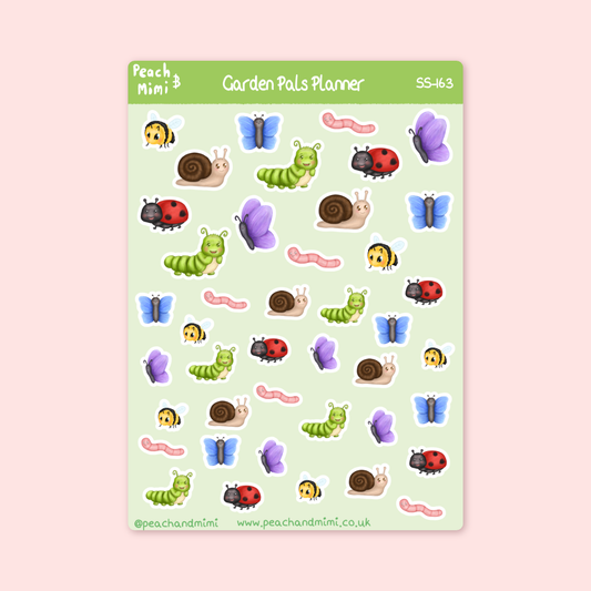 Garden Pals Planner Sticker Sheet