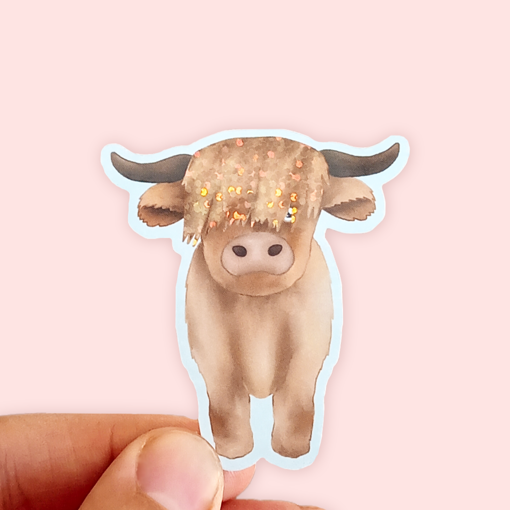 Hamish Glitter Sticker