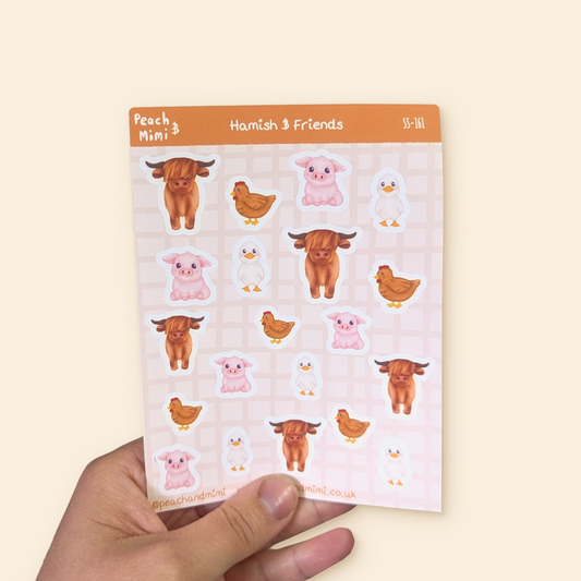 Hamish and Friends Sticker Sheet