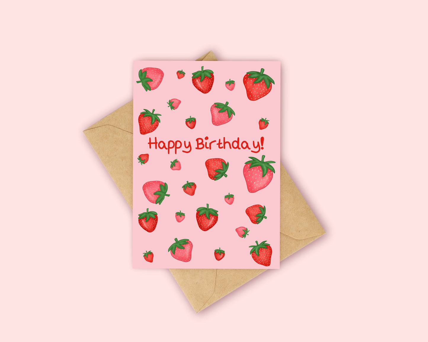Strawberry Birthday Card