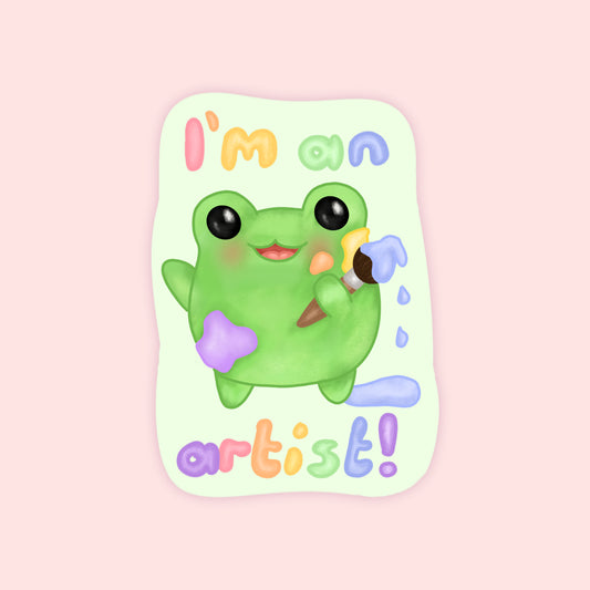 I'm an Artist Vinyl Sticker