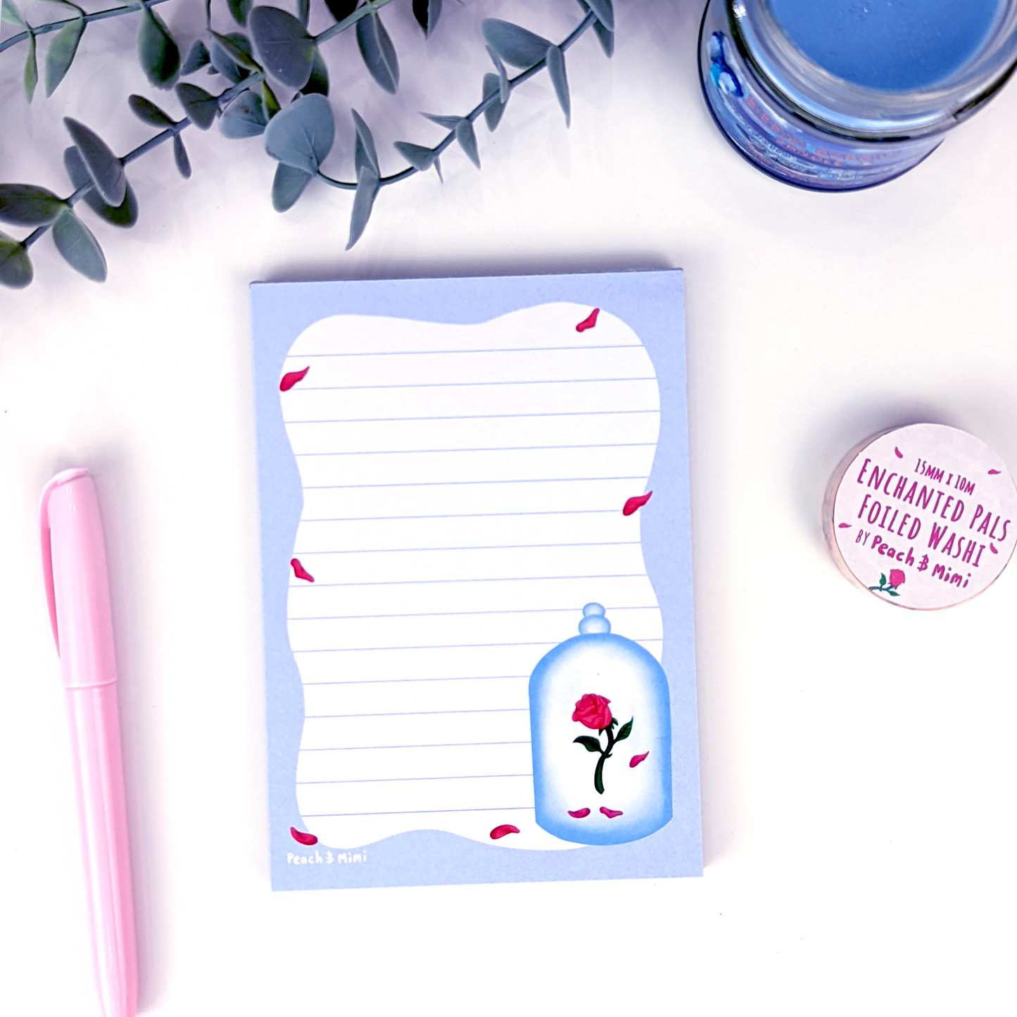 Enchanted Rose Notepad