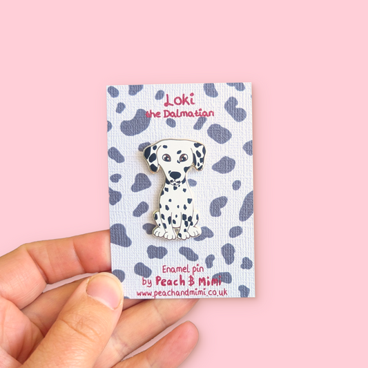 Loki the Dalmatian Enamel Pin