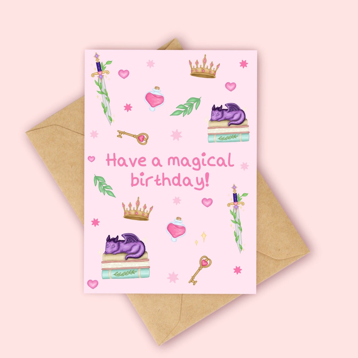 Magical Birthday - Fantasy Book Lover Birthday Card