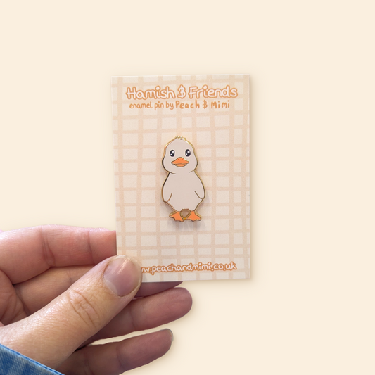 Maisie the Duck Enamel Pin