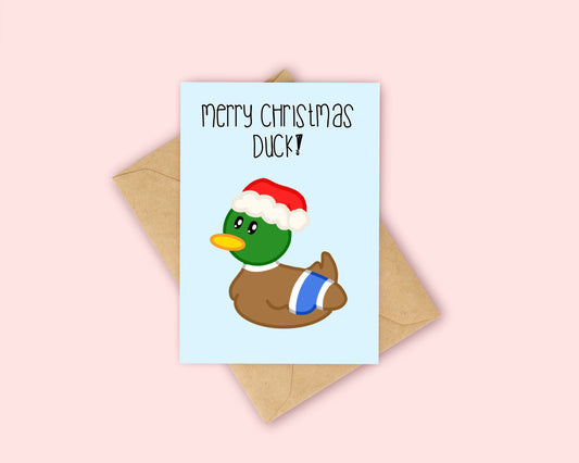 Merry Christmas Duck Card