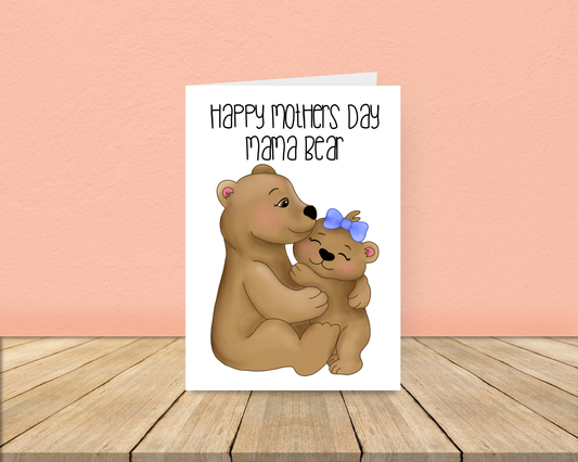 Mama Bear Mother's Day Card