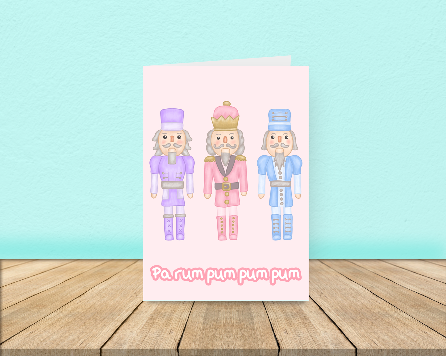 Nutcracker Christmas Card