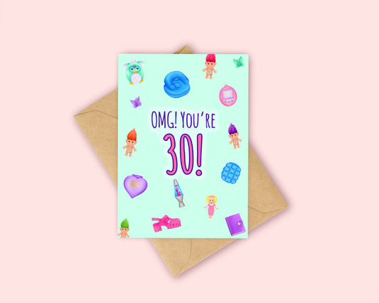OMG You're 30! Card A5
