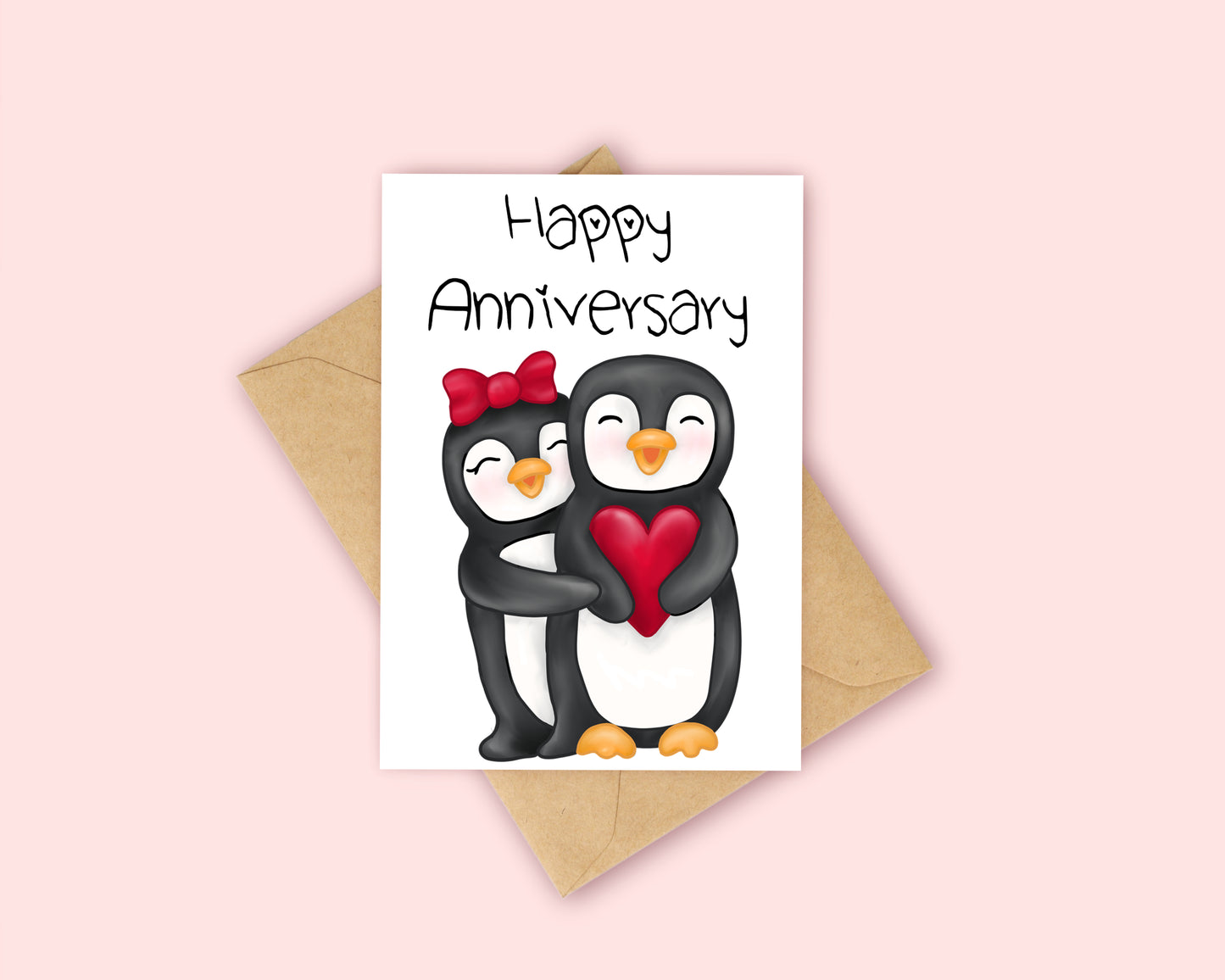 Penguin Anniversary Card