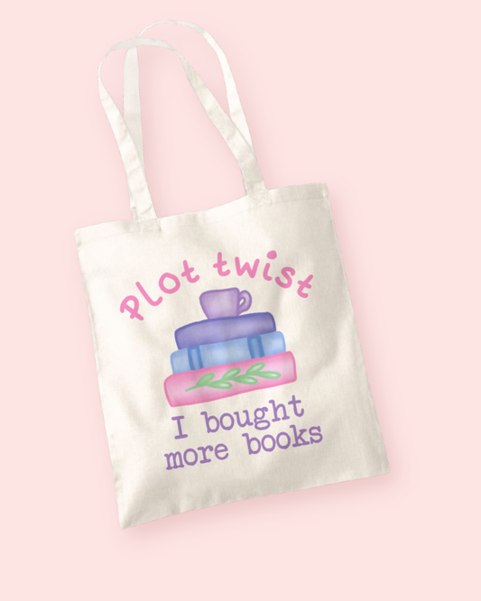 Plot Twist Tote Bag