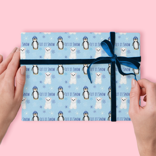 Polar Pals Wrapping Paper