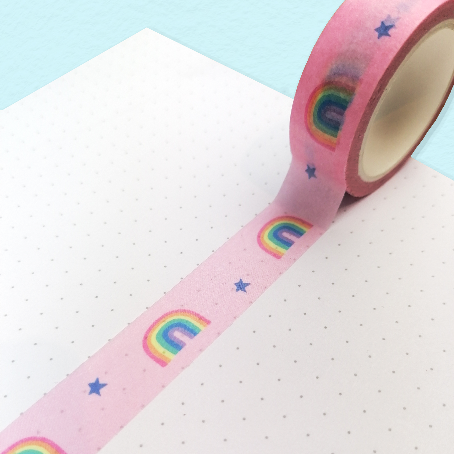 Rainbow and Stars Washi