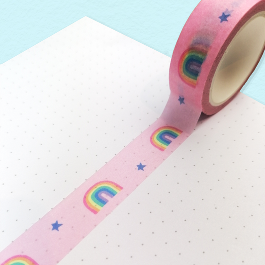 Rainbow and Stars Washi