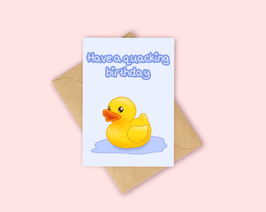 Rubber Ducky Birthday Card