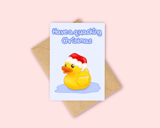 Rubber Duck Christmas Card