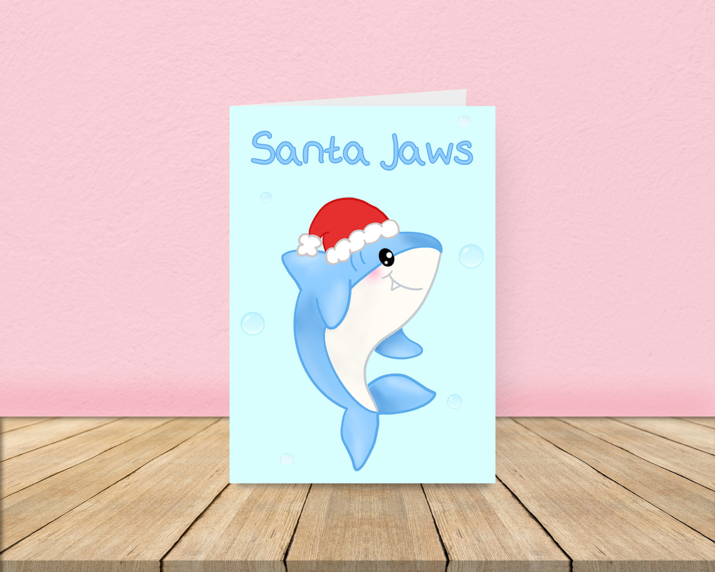 Santa Jaws - Sharky Christmas Card