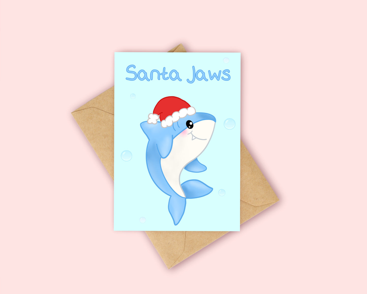 Santa Jaws - Sharky Christmas Card