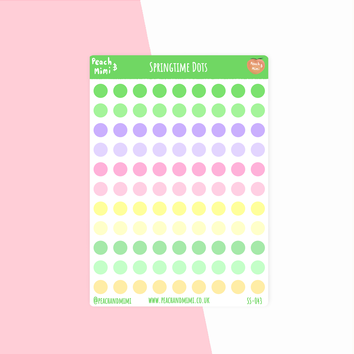 Dots Planner Stickers