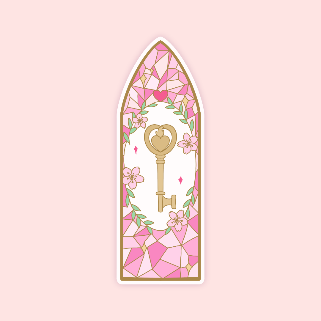 Stained Glass Window Vinyl Sticker