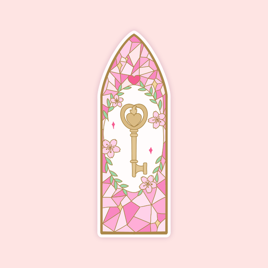 Stained Glass Window Vinyl Sticker