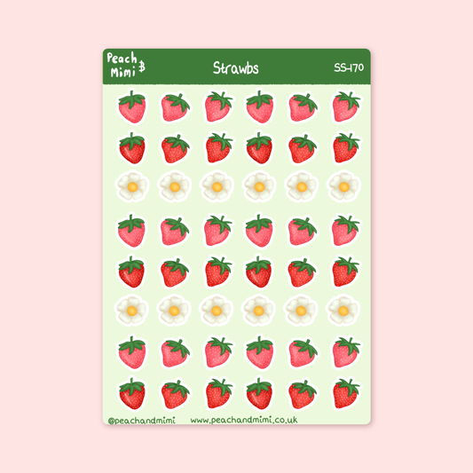 Strawbs Sticker Sheet