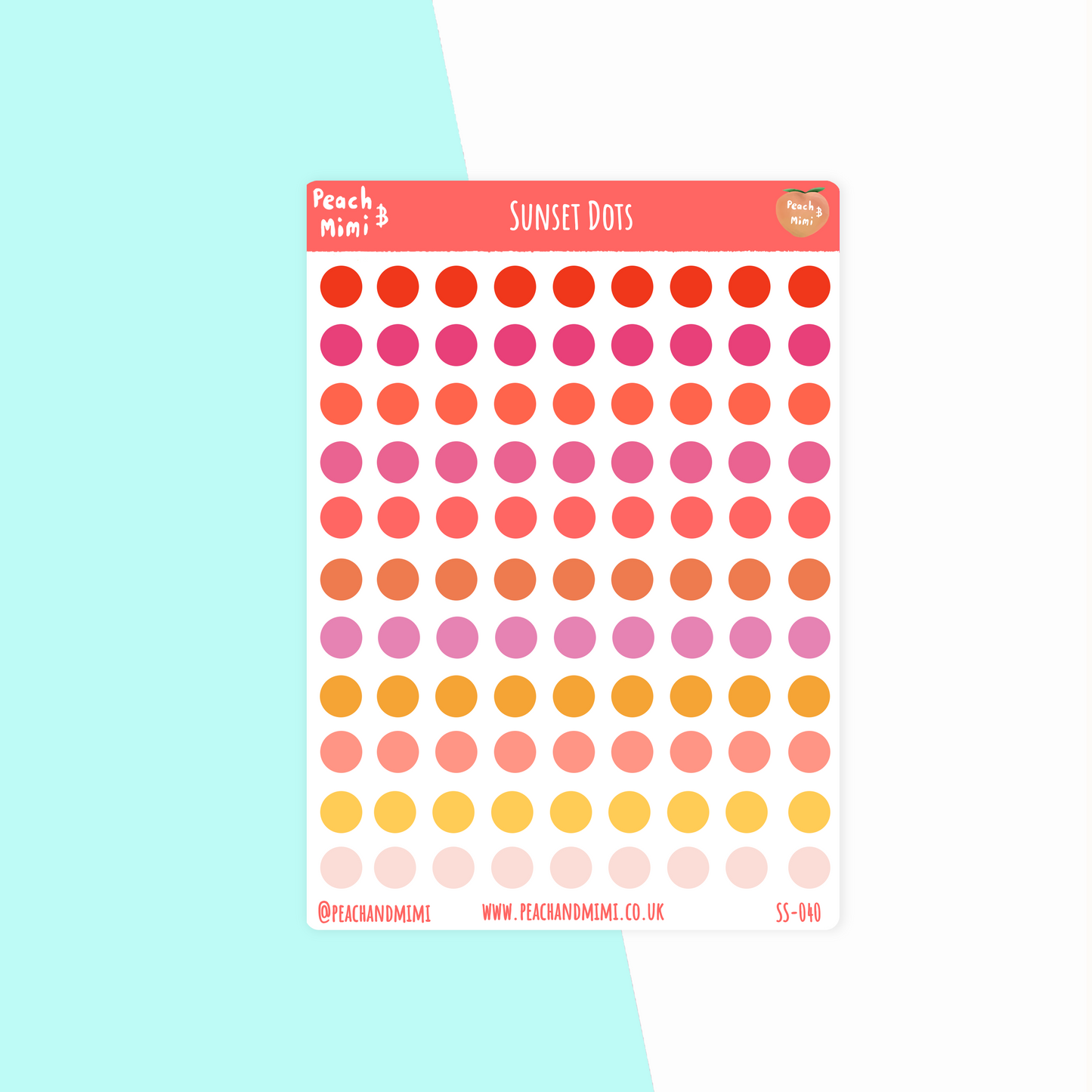 Dots Planner Stickers