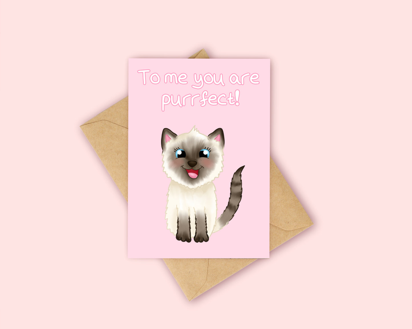 To me you are Purrfect  Card