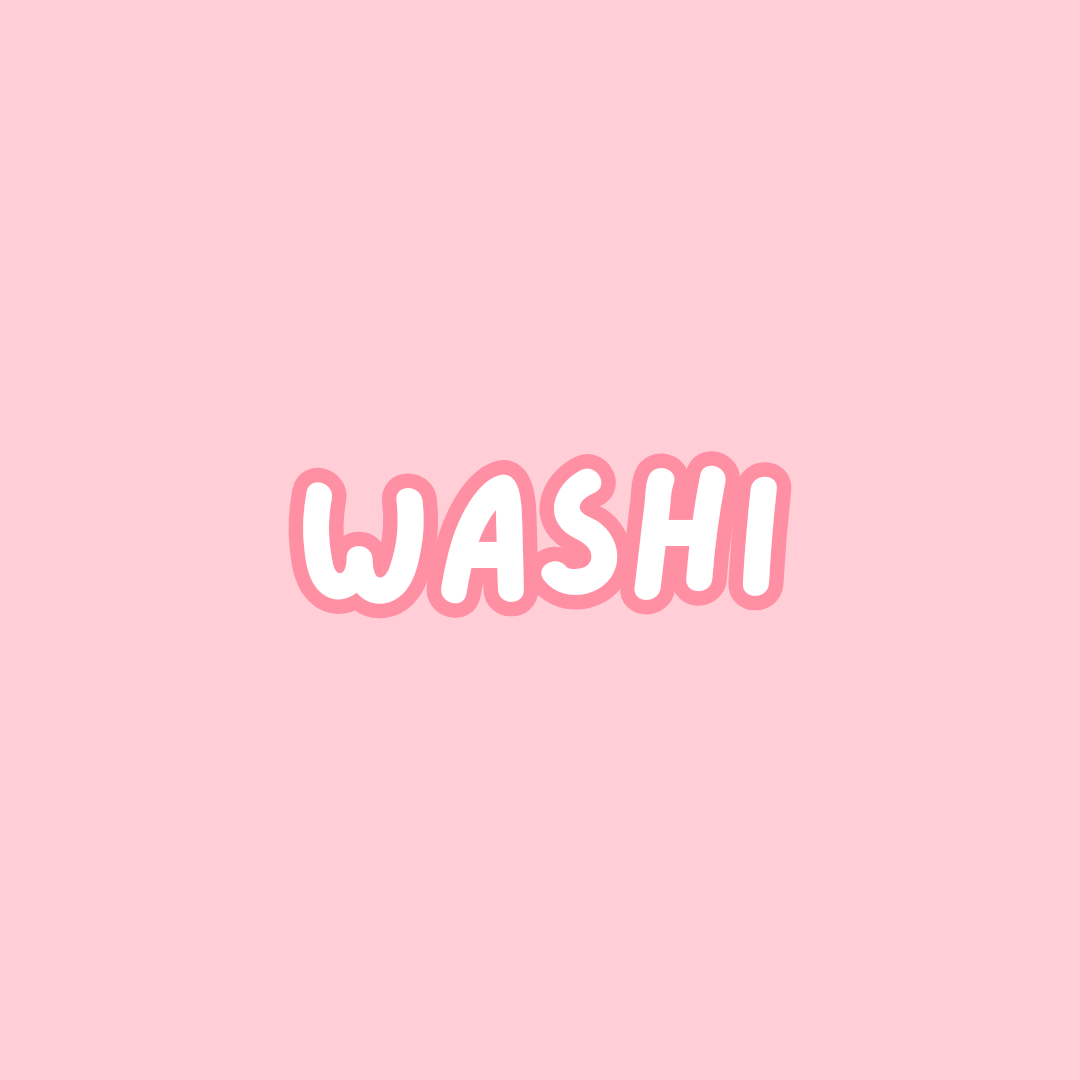 Discontinued washi