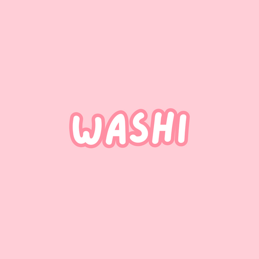 Discontinued washi