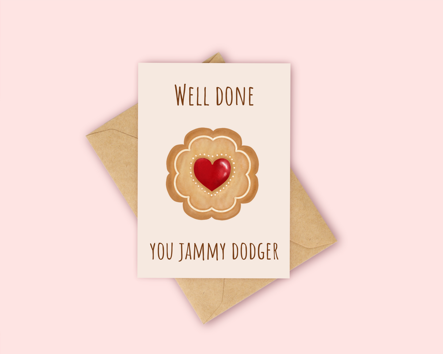 Well done you Jammy Dodger Card