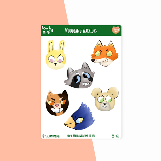 Woodland Warriors Sticker Sheet