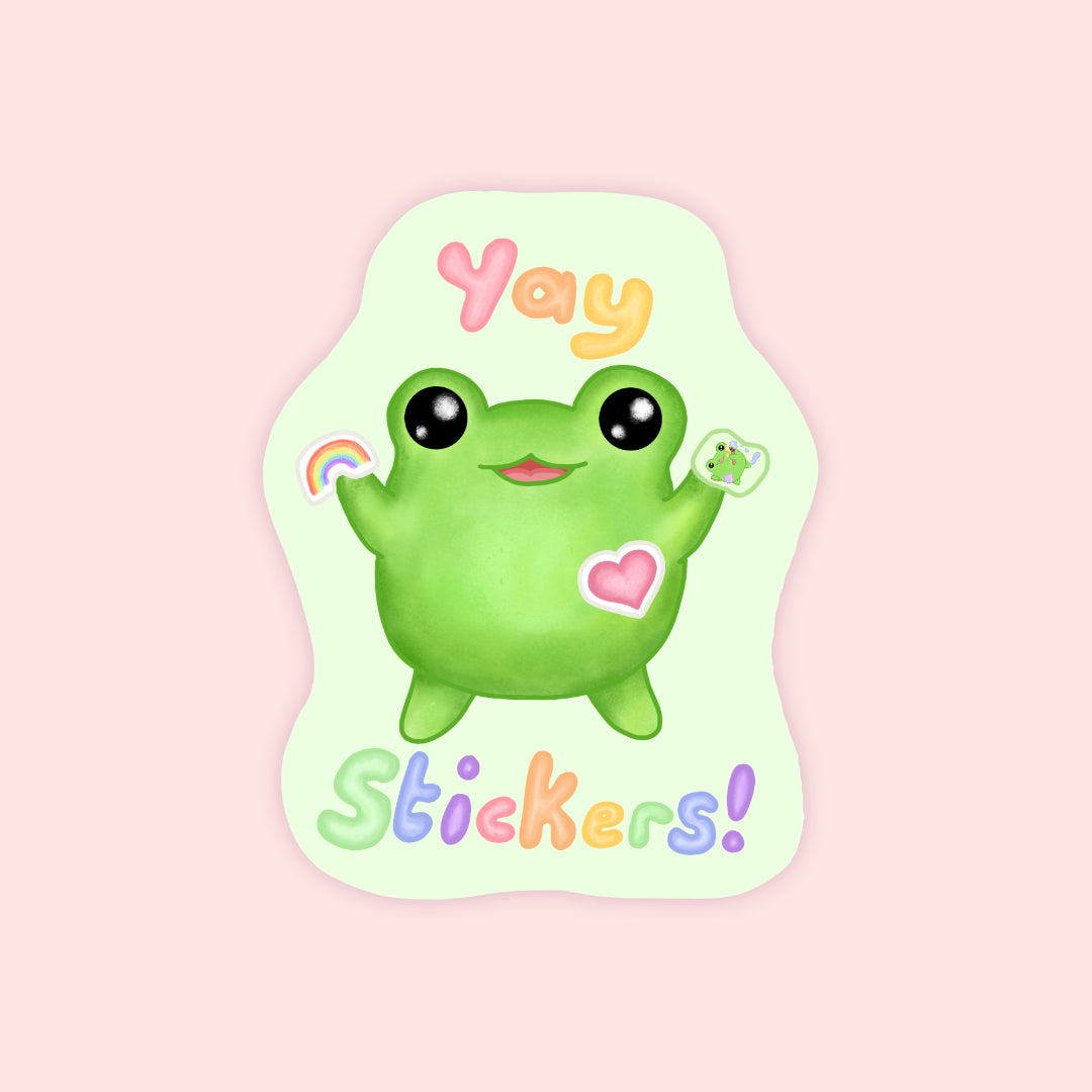 Yay Stickers! Vinyl Sticker