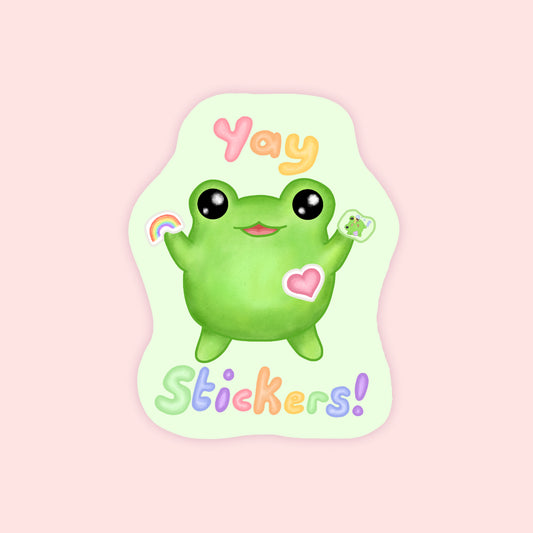Yay Stickers! Vinyl Sticker