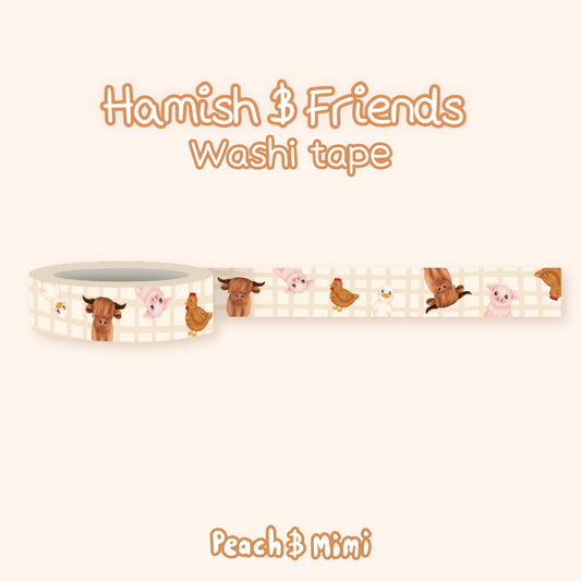 Hamish and Friends Washi